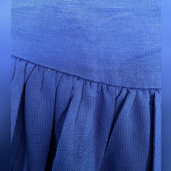 Royal Blue Pleated V-Neck Tunic Top - Size Small - NWT - Picture 7 of 12